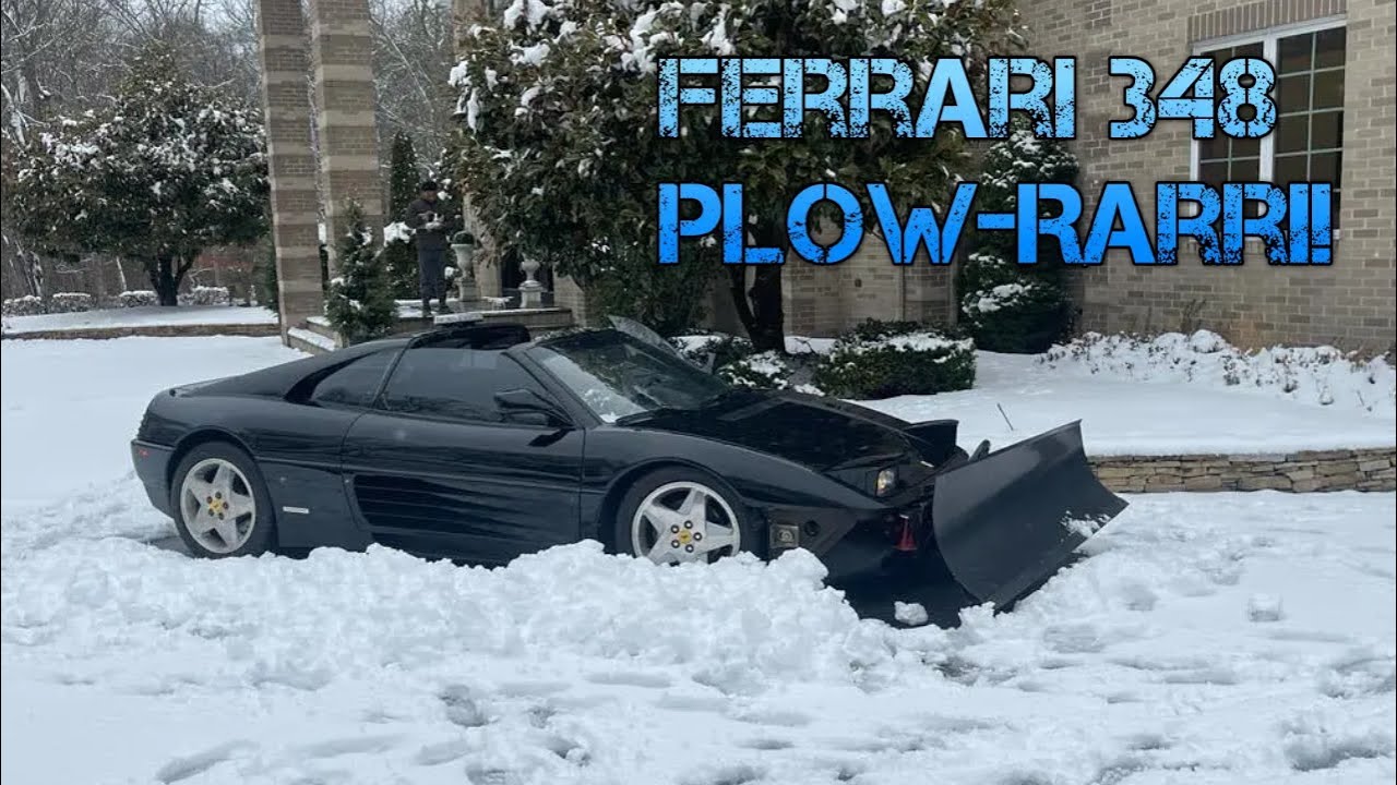 The Plow-rari - A Ferrari 348 Plow Car!
