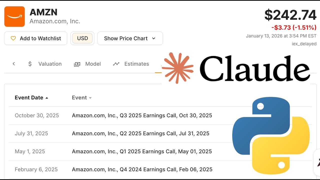 Analyzing Earnings Transcripts with Python and Claude