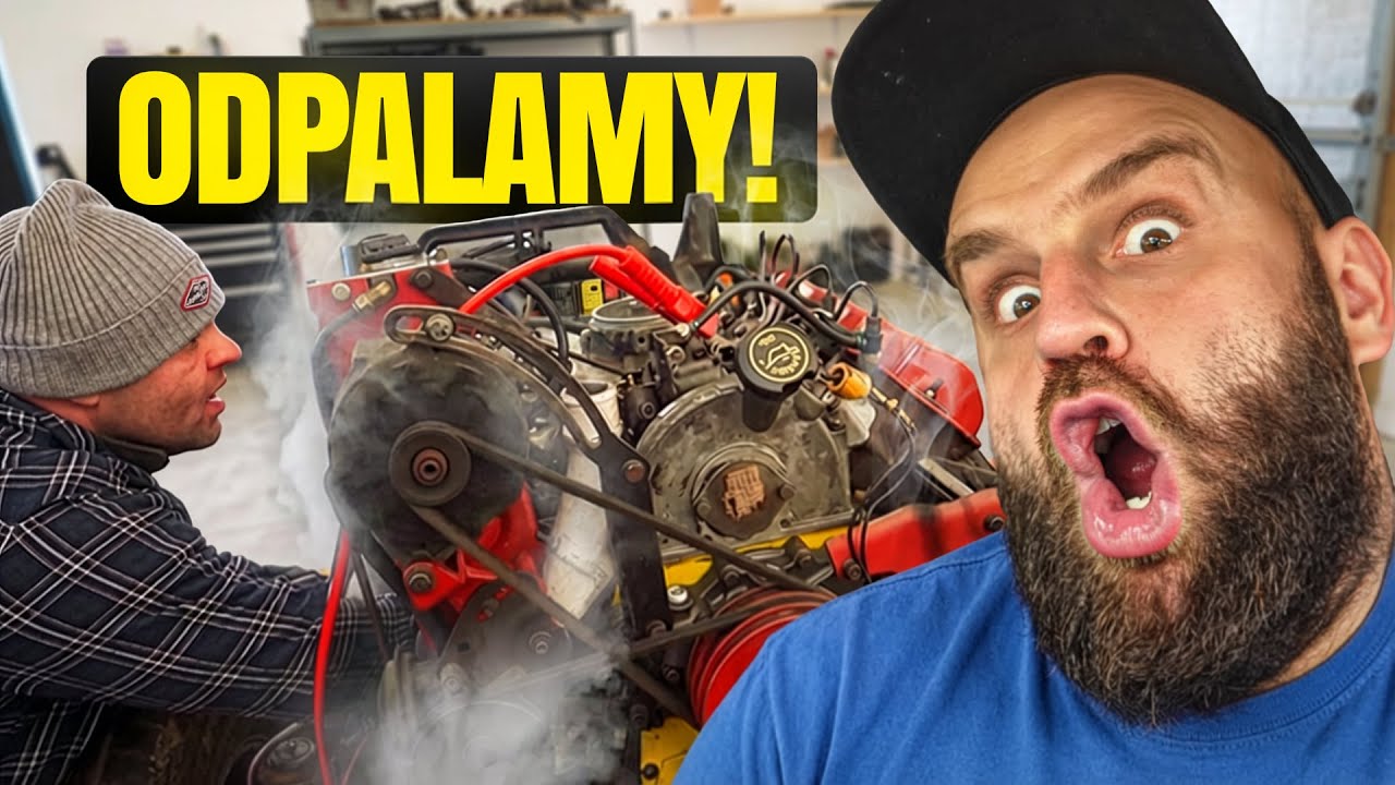 „Po rozrządzie i problemach z wałem… ODPALAMY 7.3 DIESEL z USA! + robimy felgi”
