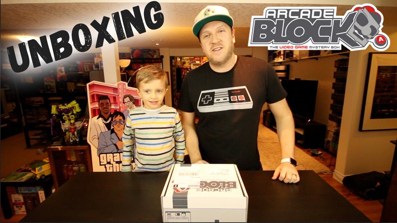 Arcade Block Unboxing - January 2017 - Overwatch, Zelda, Gameboy & More!