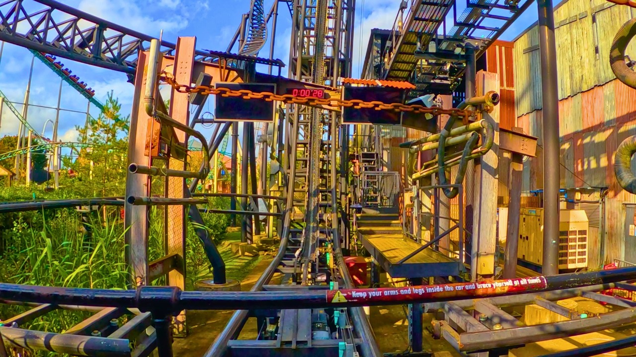 SAW - THE RIDE Thorpe Park POV | 4K ULTRA HDR