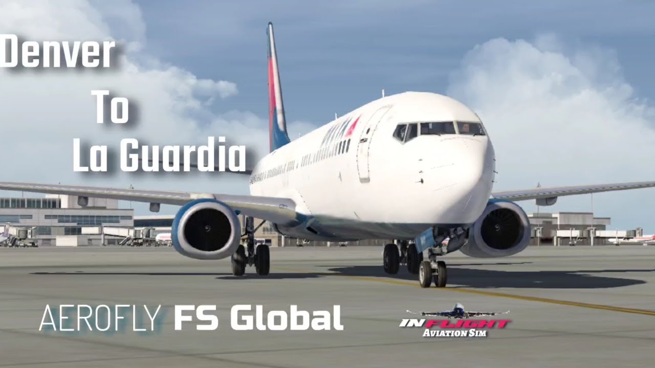 Denver to La Guardia | B737-900ER | Mobile flight simulator