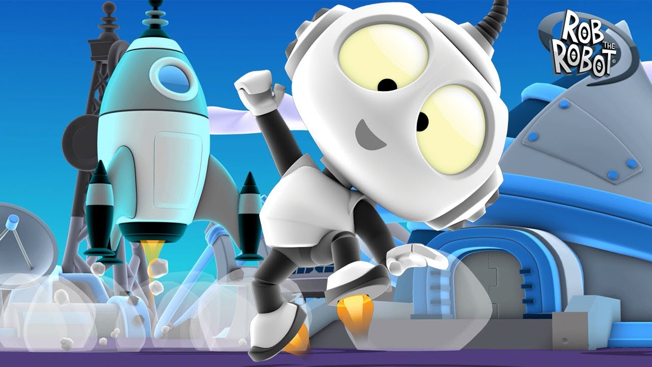 What Goes Up | @Rob-The-Robot  | Moonbug Kids | Space Cartoons