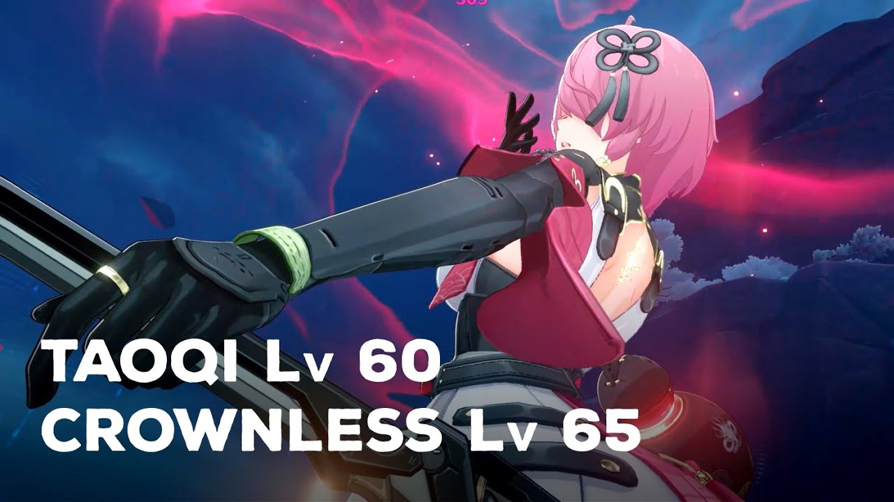 Taoqi lv 60 vs Crownless lv 65 [Solo]