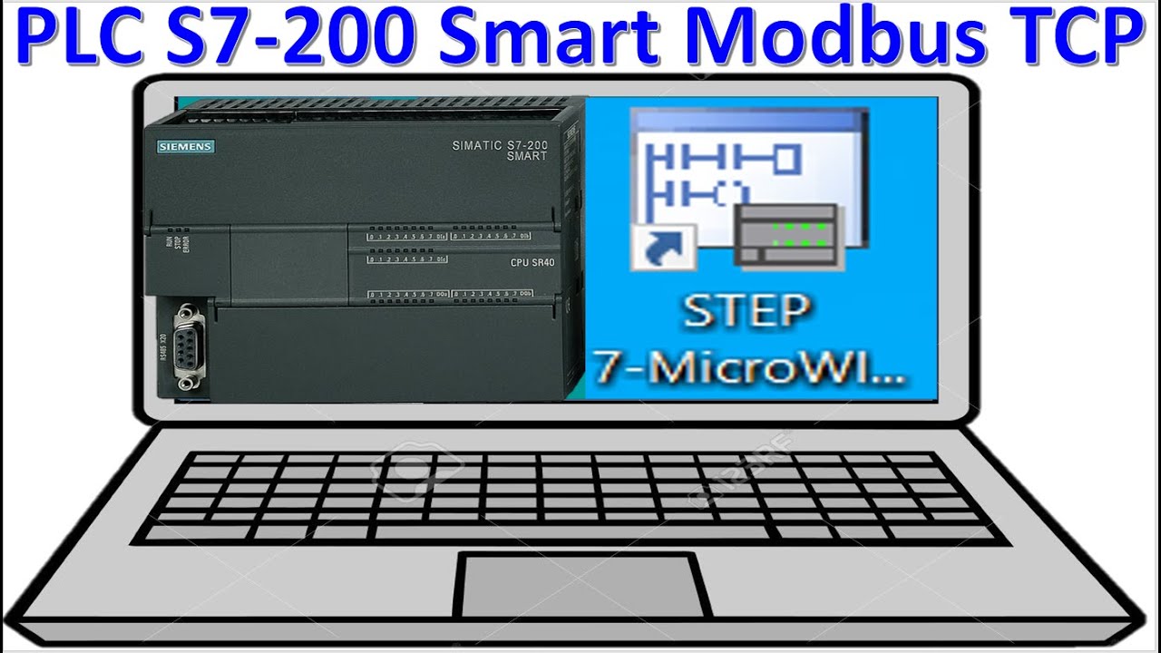 PLC S7-200 Smart Modbus TCP IP full tutorial in 3 hours