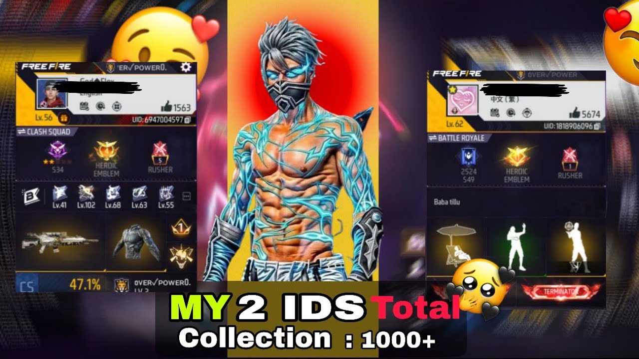 My 2 OLD Free Fire IDs Collection 😱🔥
