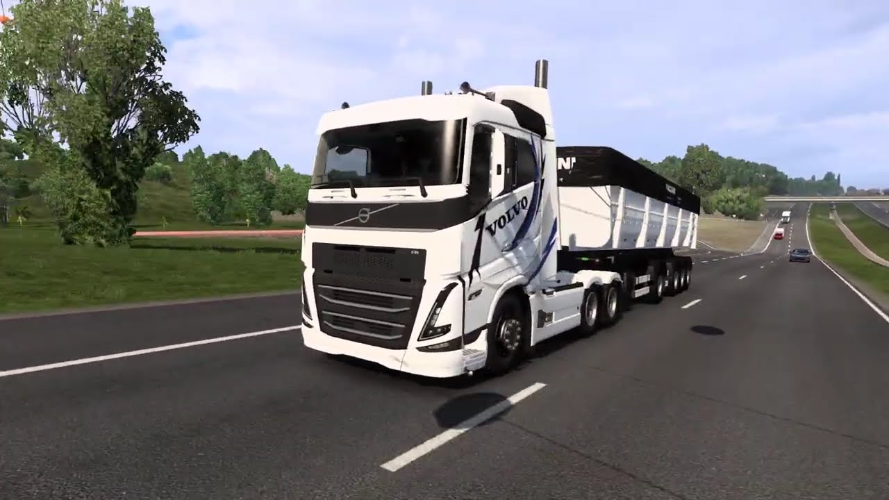 VOLVO FH + BASCULANTE 4 EIXOS - ETS 2 