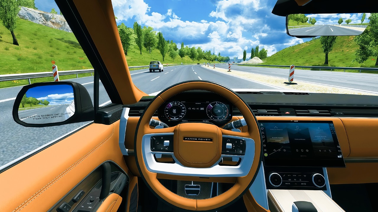 Range Rover Sport Se 2023 - Euro Truck Simulator 2 [POV Wheel Game Play]