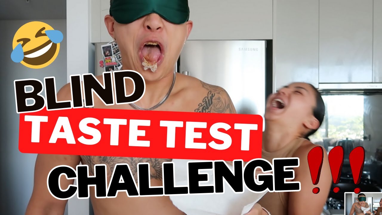 COUPLES BLIND TASTE TEST CHALLENGE!