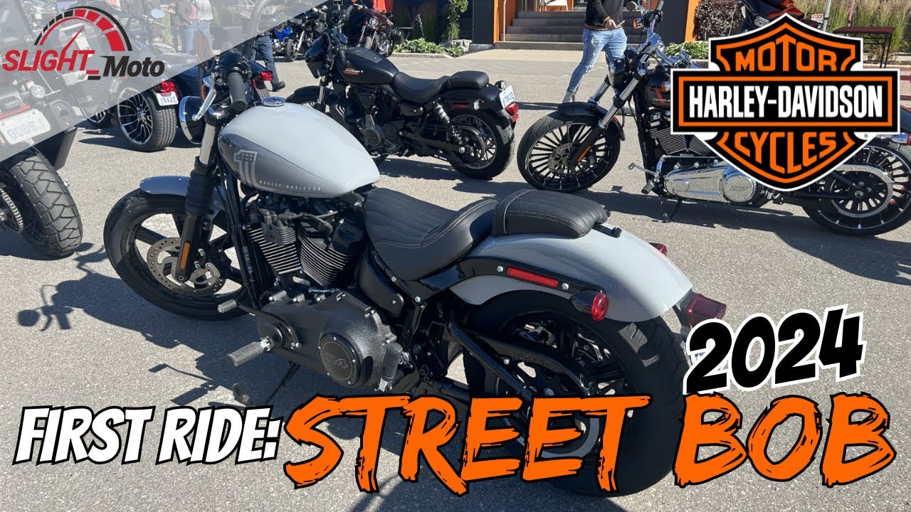 Harley Davidson Street Bob 2024 года — первая поездка.