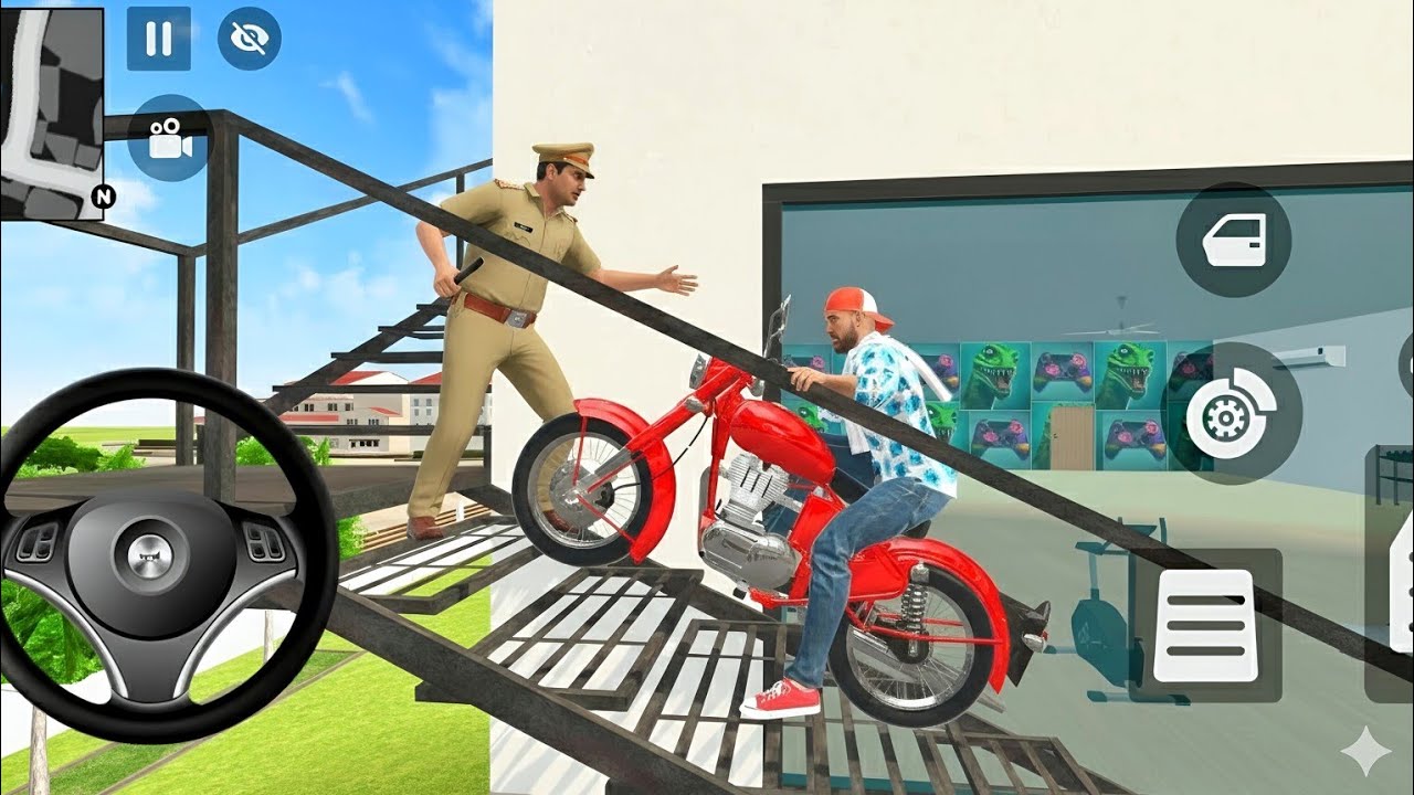 Indian Theft Auto Franklin Bike Escape 🚓 | Police Chase Mission | Indian GTA Gameplay