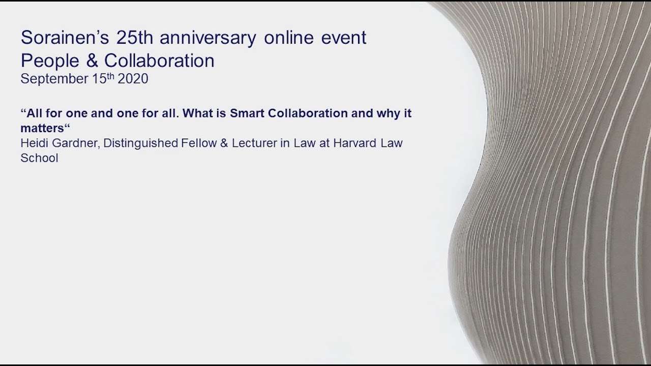All for one and one for all. What is Smart Collaboration and why it matters