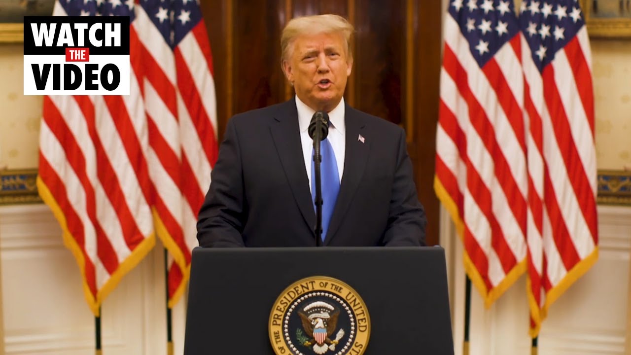 Trump &lsquo;prays for the success&rsquo; of Biden&rsquo;s administration in farewell address