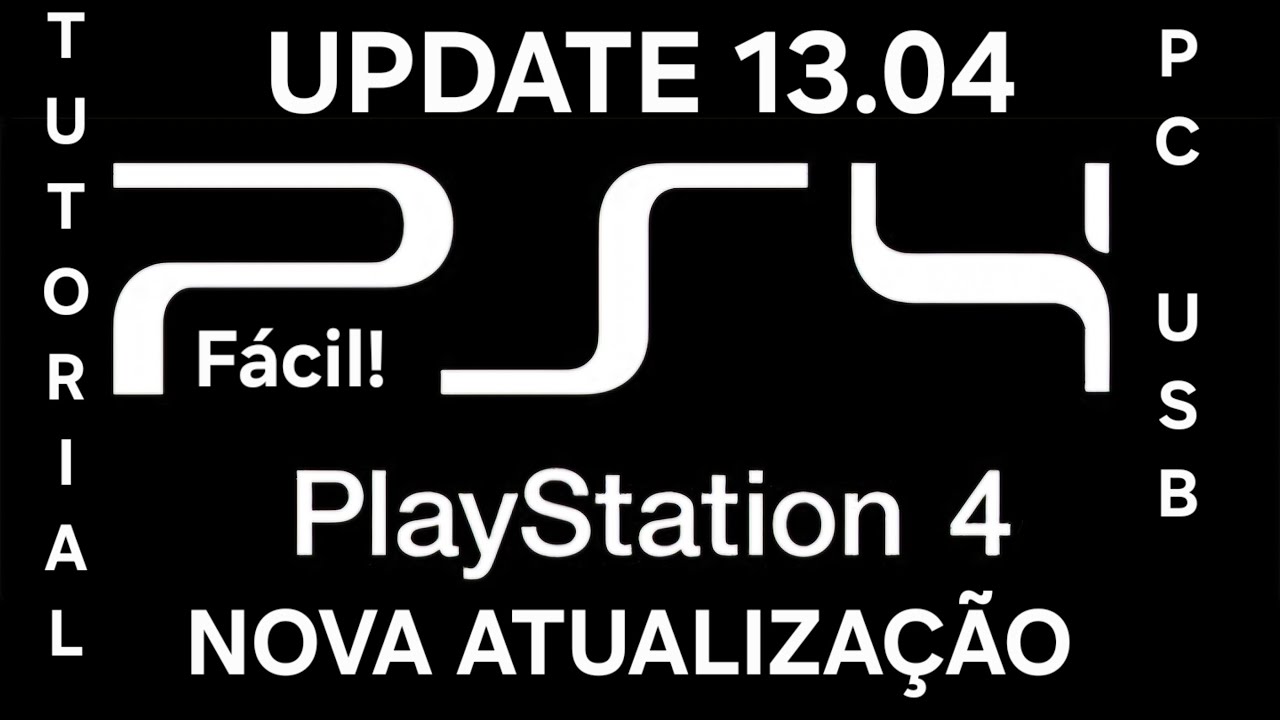 NOVA ATUALIZAÇÃO DO PS4 - 13.04 COMO BAIXAR NO PC COM USB: FÁCIL!