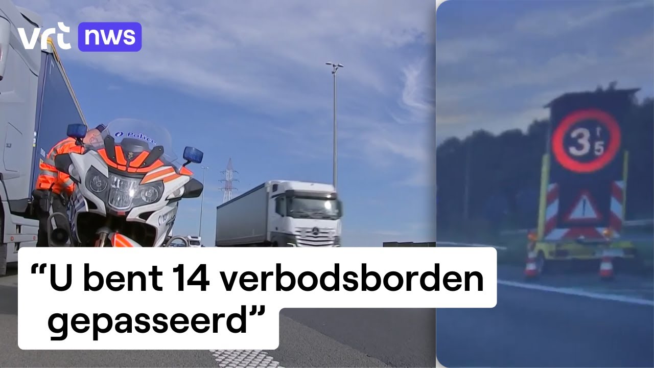 Vrachtwagens blijven weekendverbod op viaduct van Vilvoorde overtreden