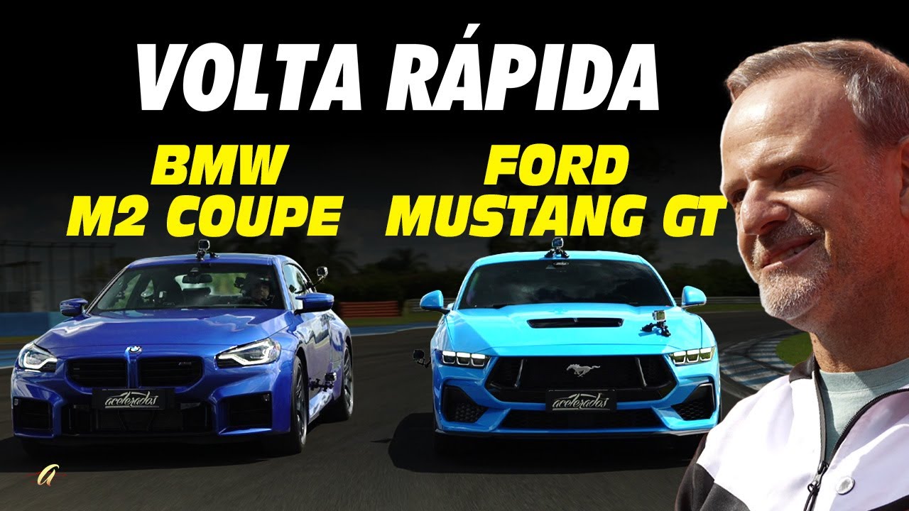 BMW M2 E FORD MUSTANG NA VOLTA RÁPIDA! Rubinho ACELERA os esportivos TRAÇÃO TRASEIRA no Velocitta!
