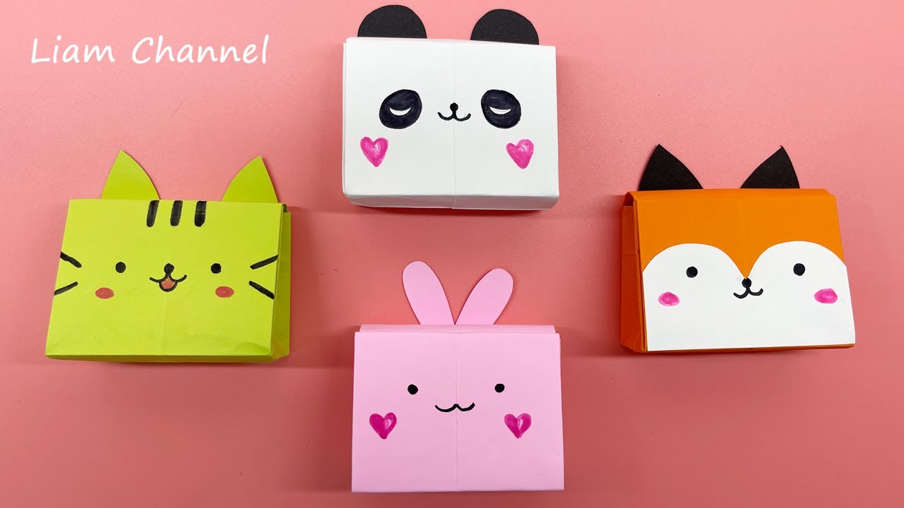 Cách gấp chiếc ví bằng giấy siêu cute | How To Make Paper Wallet | Liam Channel