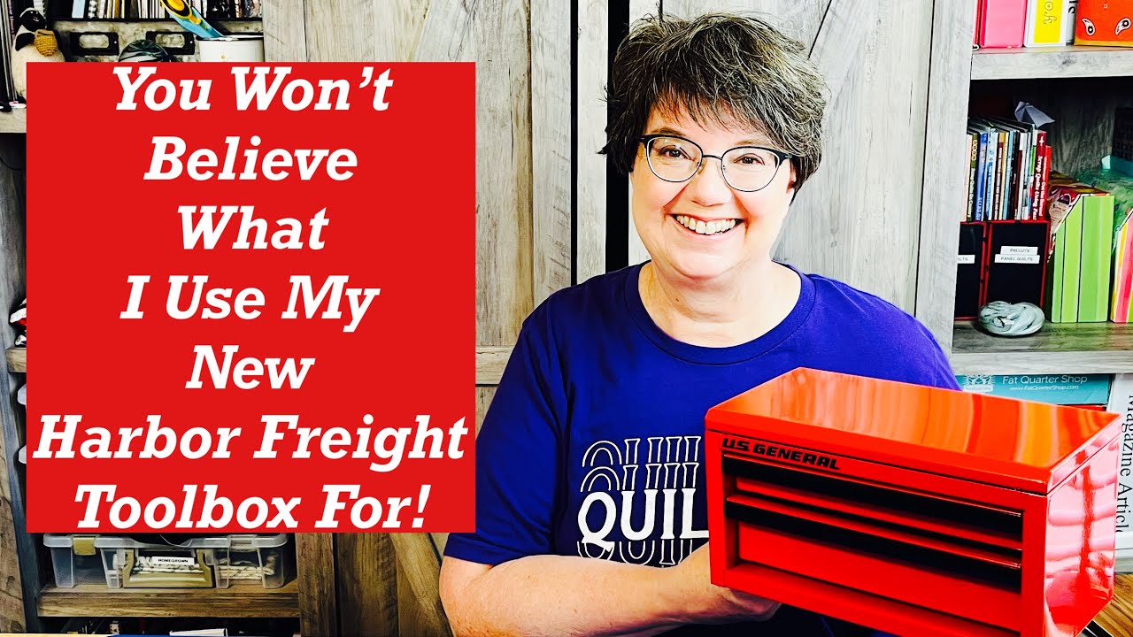 You Won't Believe What I Use My New Harbor Freight Toolbox For!