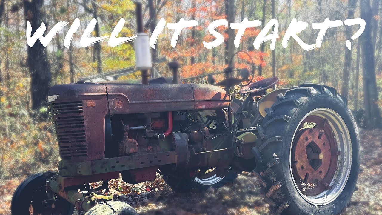 Abandoned farmall tractor sitting for years, will it start?