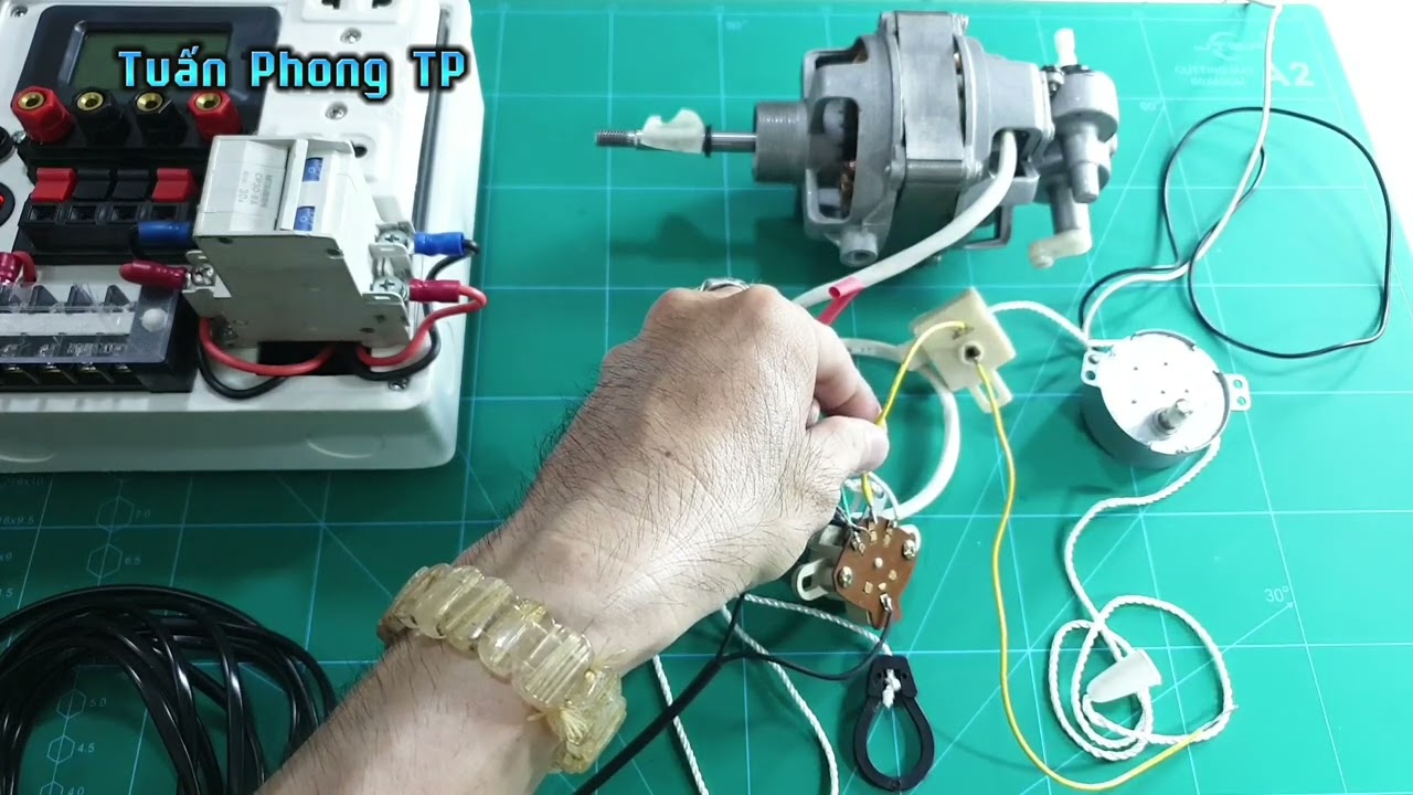 Quạt Gió Tắt, Motor Đảo Tự Tắt Theo, Cách Đấu Dây