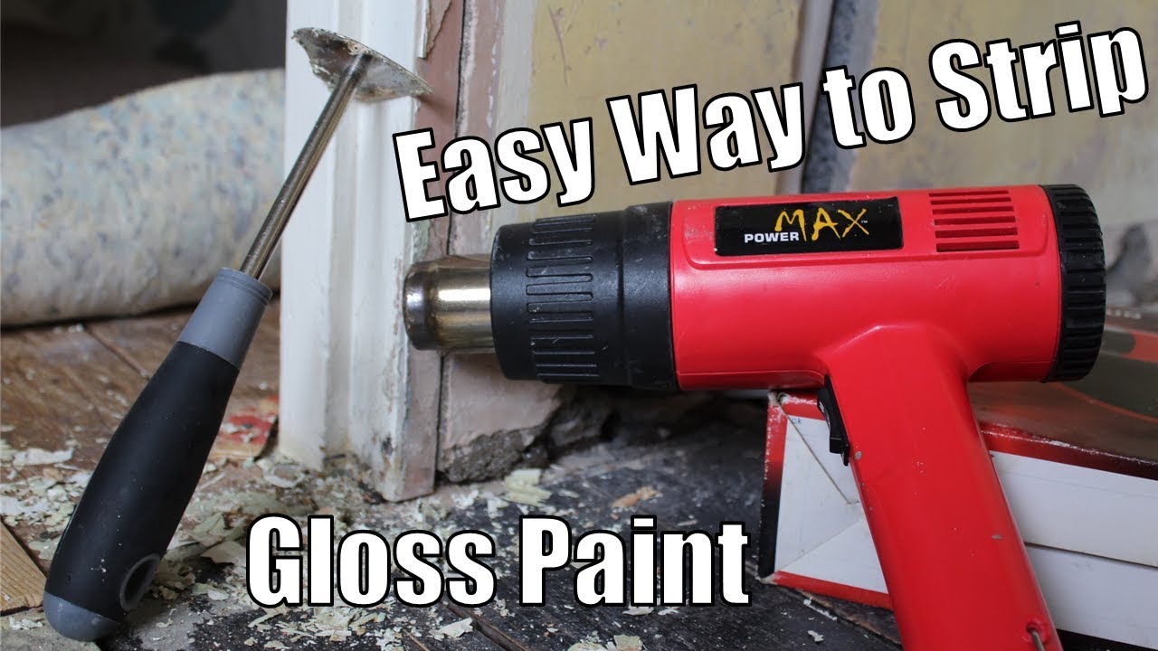 How to strip gloss paint off wood - Easy way to remove gloss from door frames and skirting