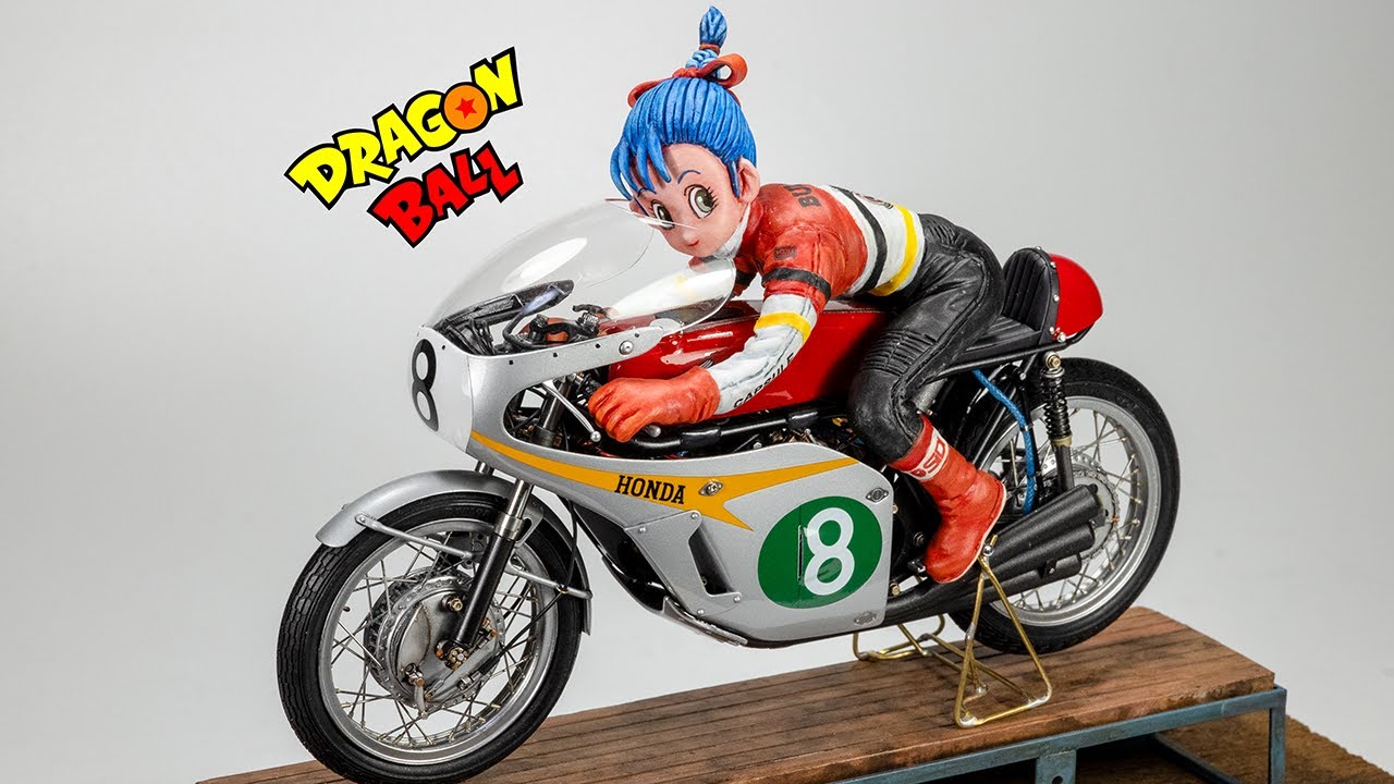 Dragon Ball Bulma ездит на HONDA RC166GP