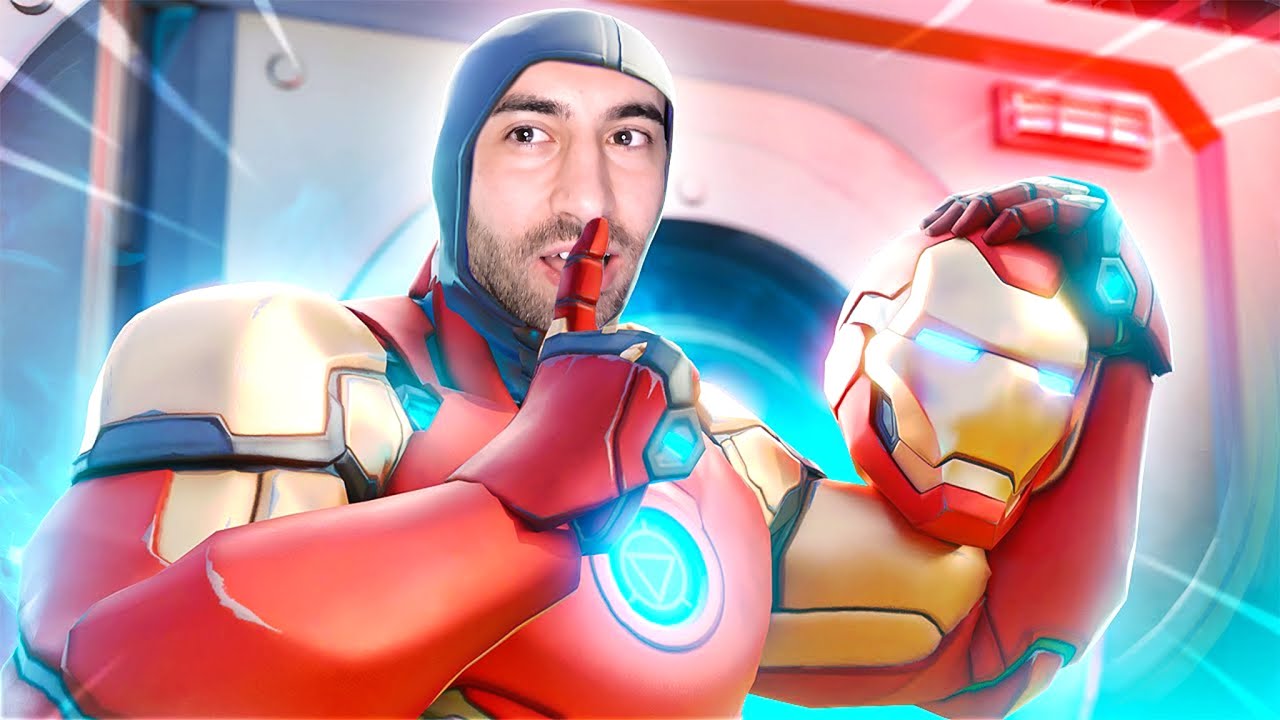 HO FATTO FINTA DI ESSERE IL BOSS IRON MAN PER TUTTA LA PARTITA SU FORTNITE CHALLENGE Ita