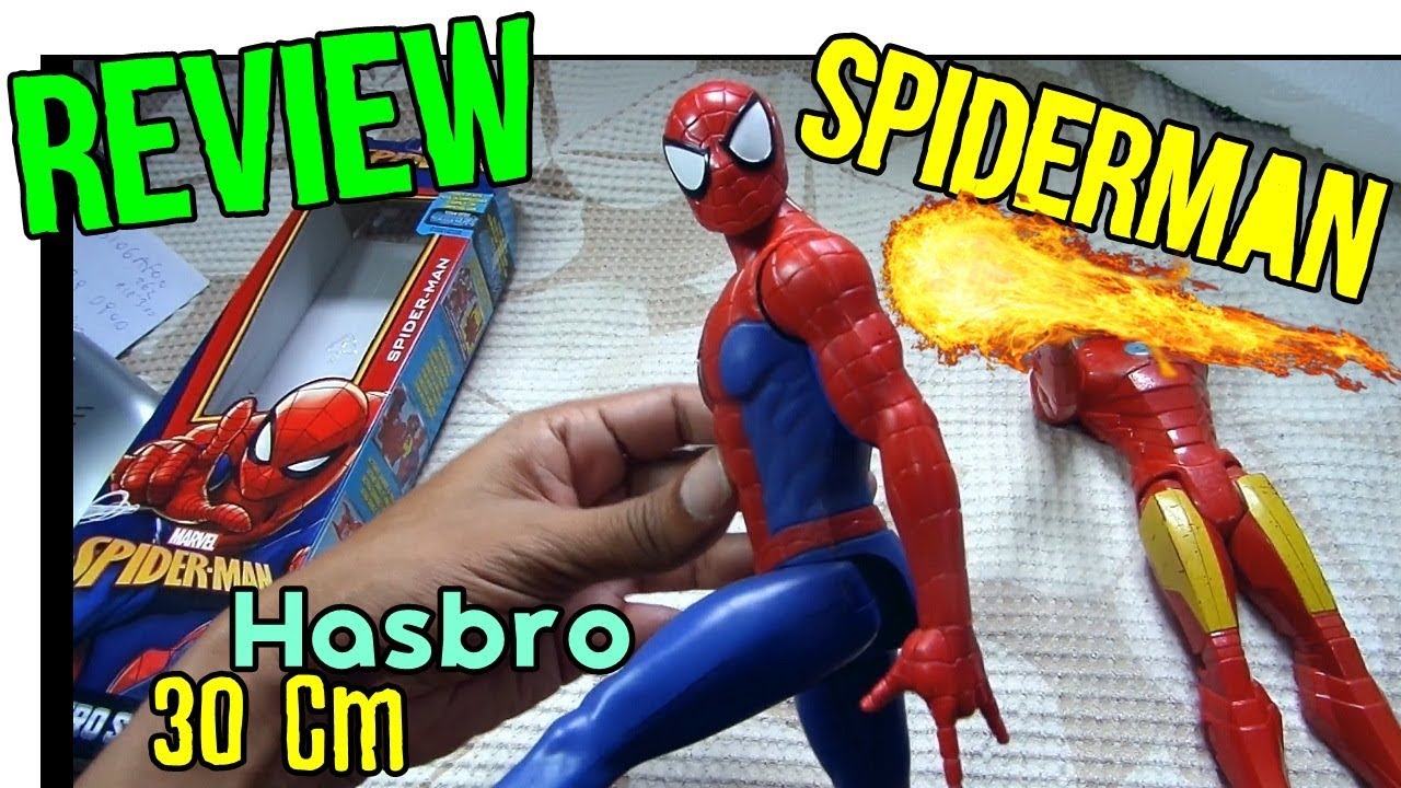 Review Spiderman da Hasbro de 30Cm articulado