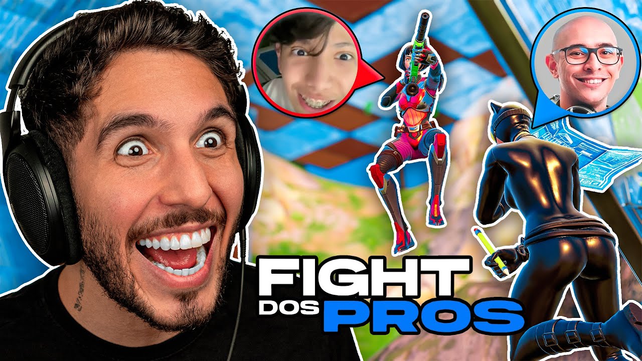 Reagindo &agrave; FIGHT DOS PROS na FNCS! 🤯