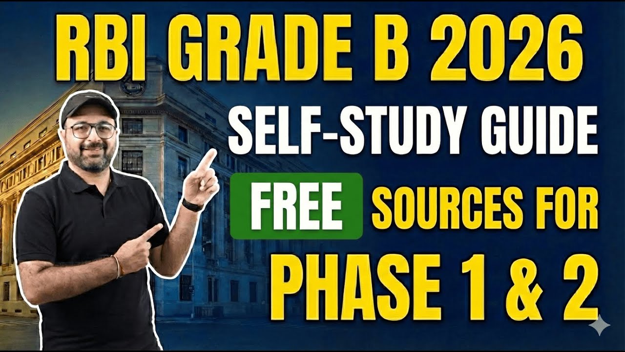 RBI Grade B Free Resources & Study Material | How to Prepare RBI Grade B Exam | Crack RBI Grade B