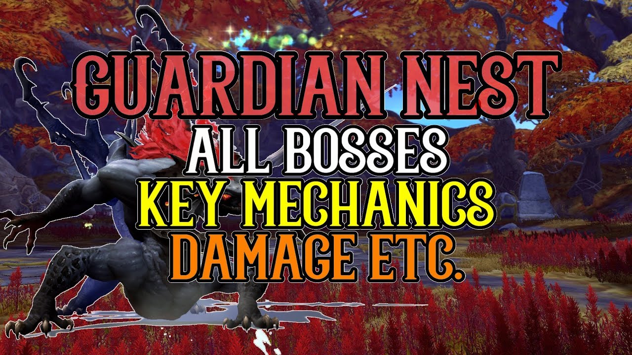 Lv70 Guardian Nest All Boss Mechanics & Damage ! - Dragon Nest SEA