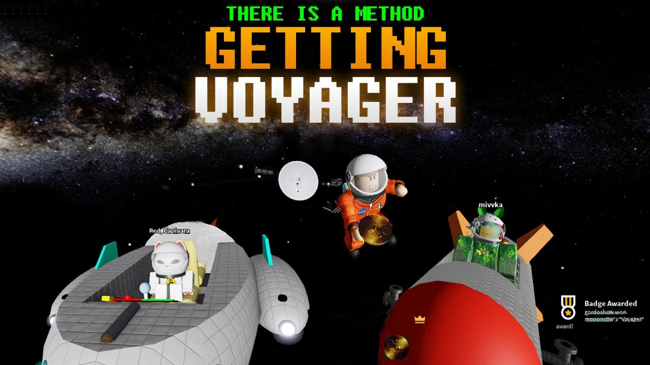 Как получить VOYAGER GOLDENDISK в Space Simulator в Roblox