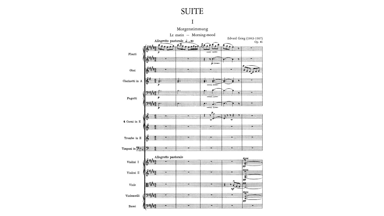 Grieg: Peer Gynt Suite No. 1 & 2, Op. 46, 55 (with Score)