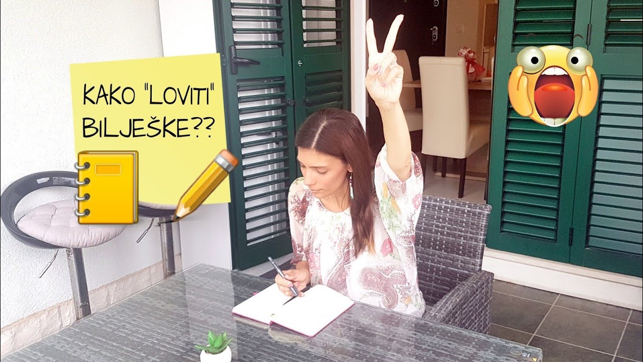 KAKO NAPRAVITI NAJBOLJE BILJEŠKE S PREDAVANJA✏ | Marija Vlahović