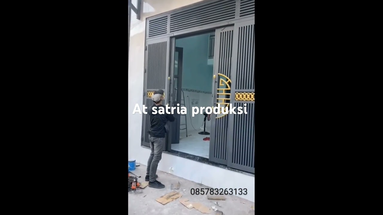 pintu swing dorong#pintusliding #pintugarasisliding #pintumodern