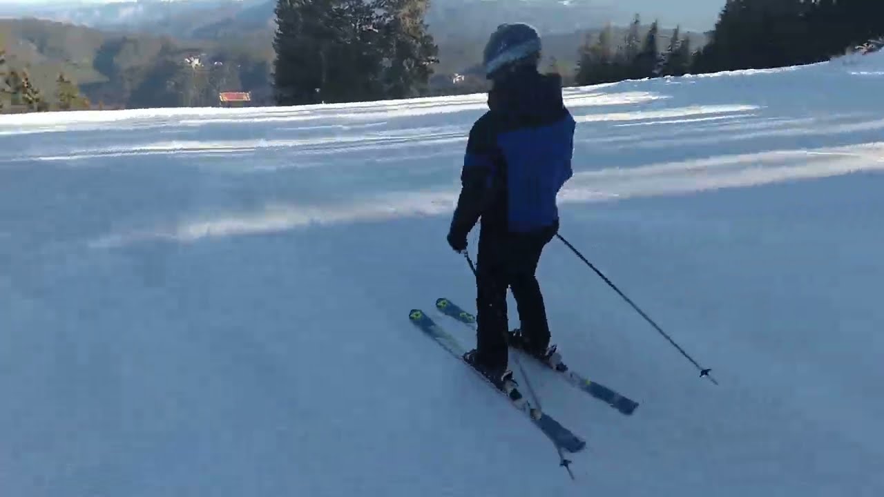 Pamporovo 2024 - Piste 4 and 4A - Black run