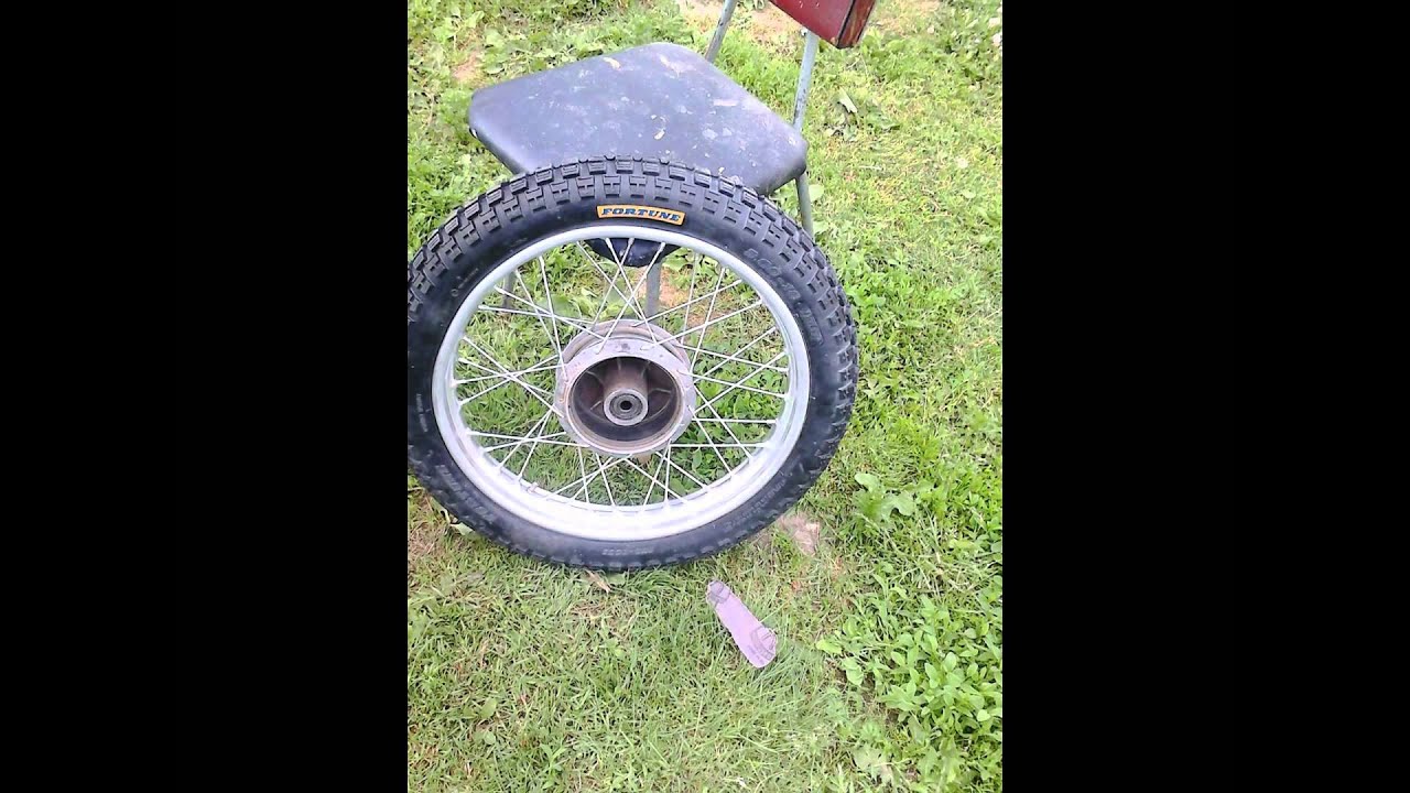 Wsk wymiana opony i malowanie felgi WSK 175