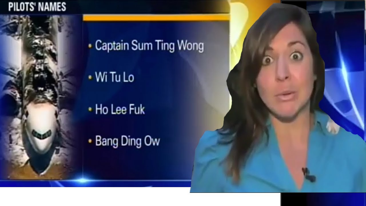 MAJOR NEWS BLOOPER NAMING PILOTS OF DOWNED ASIANA FLIGHT