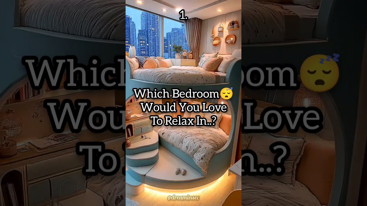 Which Bedroom 😍 With Which Floor Are You Choosing..? #relax #aesthetic #cozy #sleep #shorts #calm