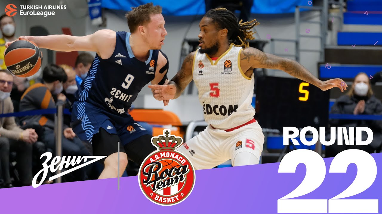 Monaco gets 4th consecutive win! | Round 22, Highlights | Turkish Airlines EuroLeague