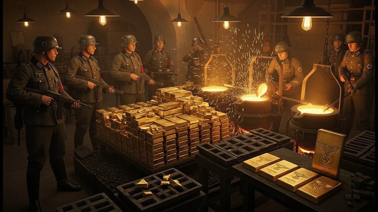 INSIDE NAZI GERMANY’S GOLD FACTORY – The Secret Process That CONTROLLED THE WAR