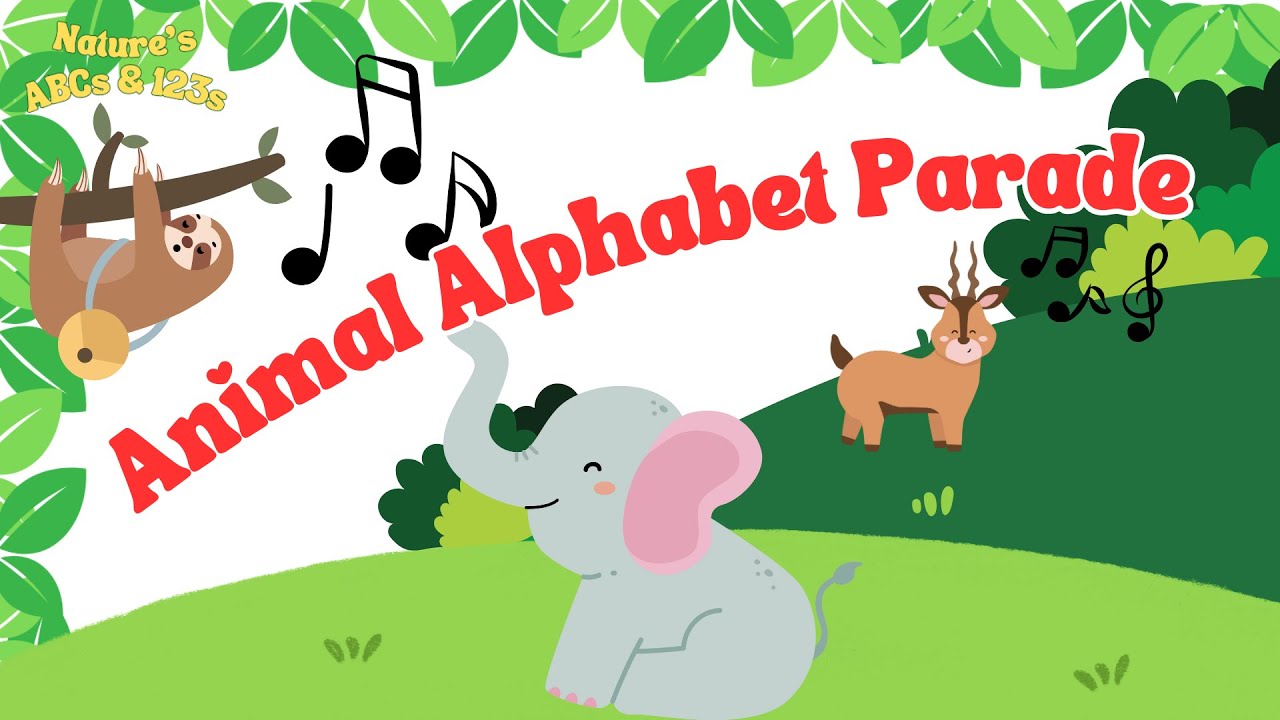 Animal Alphabet Parade 🦁🎵 | ABC Song for Kids | Learn Letters & Animals