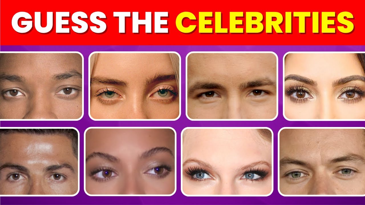 Guess the Celeb By Their EYES in 3 Seconds! (IMPOSSIBLE?) | Celebrity Quiz