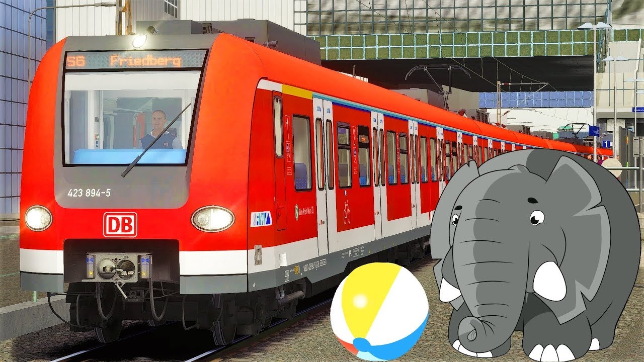 STRECKENSPERRUNG - Elefant im Gleis | TRAIN SIMULATOR 2019 | S-Bahn Frankfurt BR 423 | 3DZUG