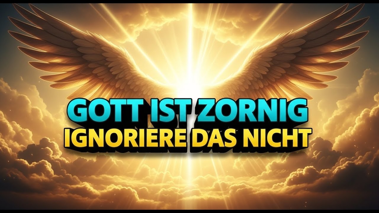 AUSERWÄHLTE: WAS IHR GETAN HABT, WAR FALSCH – GOTTES HERZ LEIDET 💔