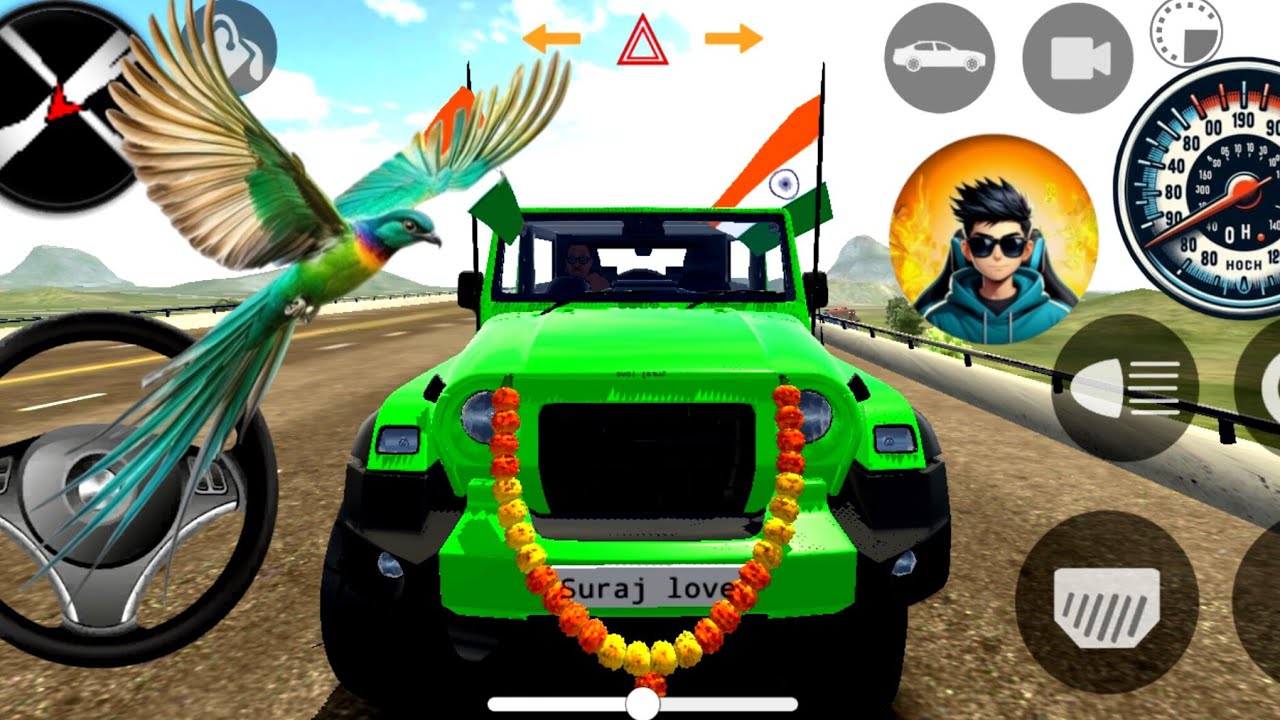 Modified Mahindra Thar😈Games:Indian girin Thar (Gadi Wala Games) Car Game Android Game - #2025​