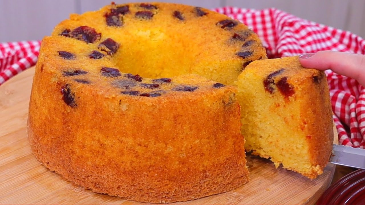 BOLO DE FUBÁ PERFEITO SUPER FOFINHO PARA TOMAR CAFÉ | BOLO AMANTEIGADO DE FUBÁ