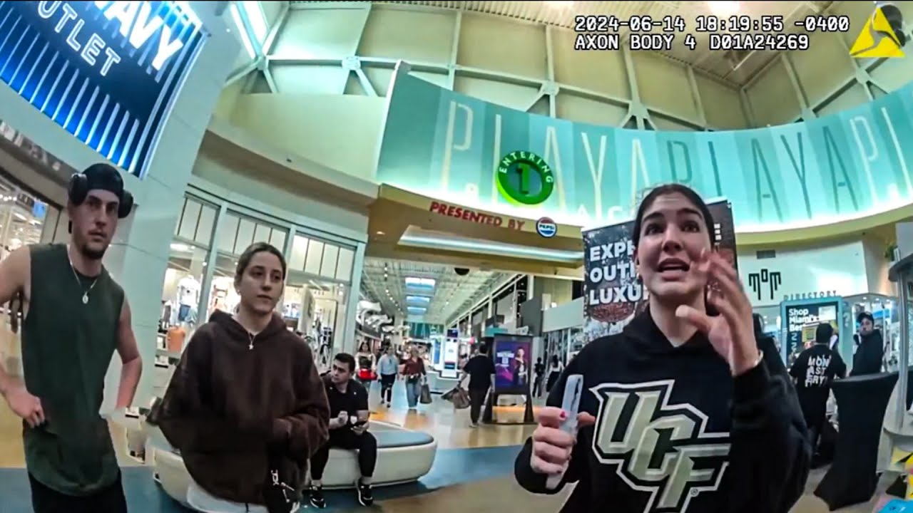 Woman Arrested at Dolphin Mall For Using Stolen Debit Card | Police Bodycam