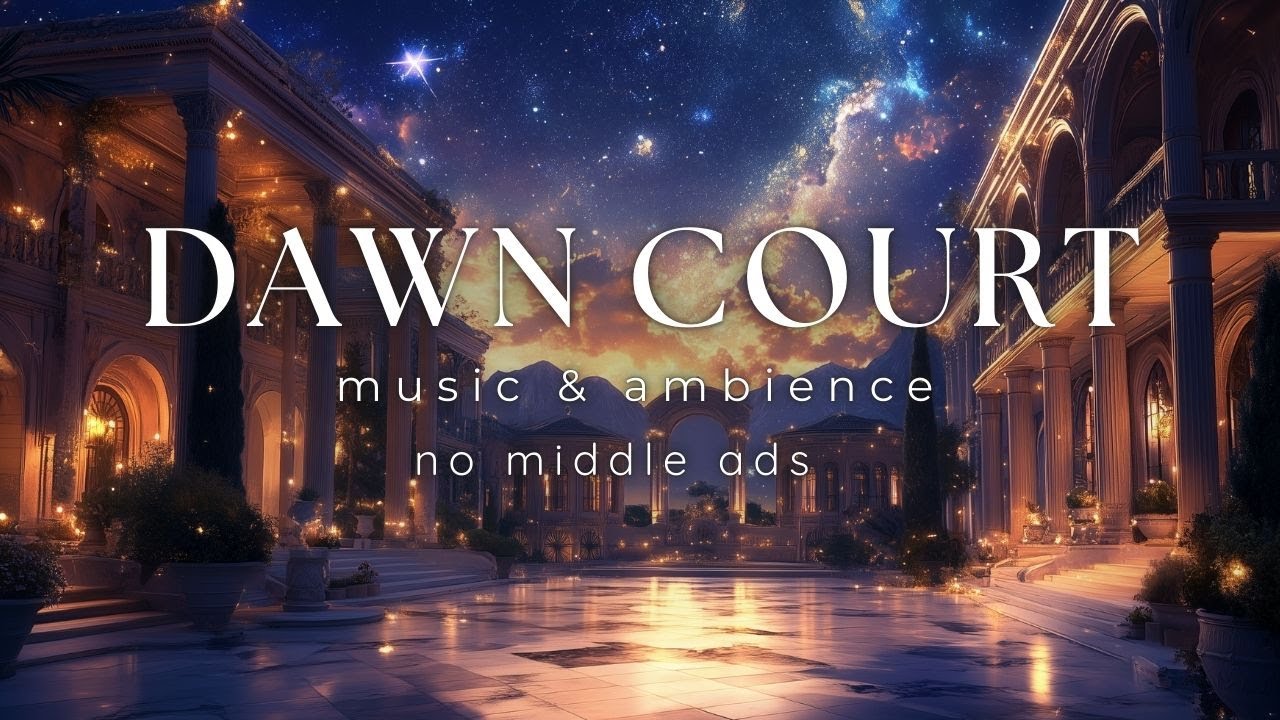 (NO MID ADS) Magical Fae Palace | ACOTAR Fantasy Reading Ambience | Dawn Night Court