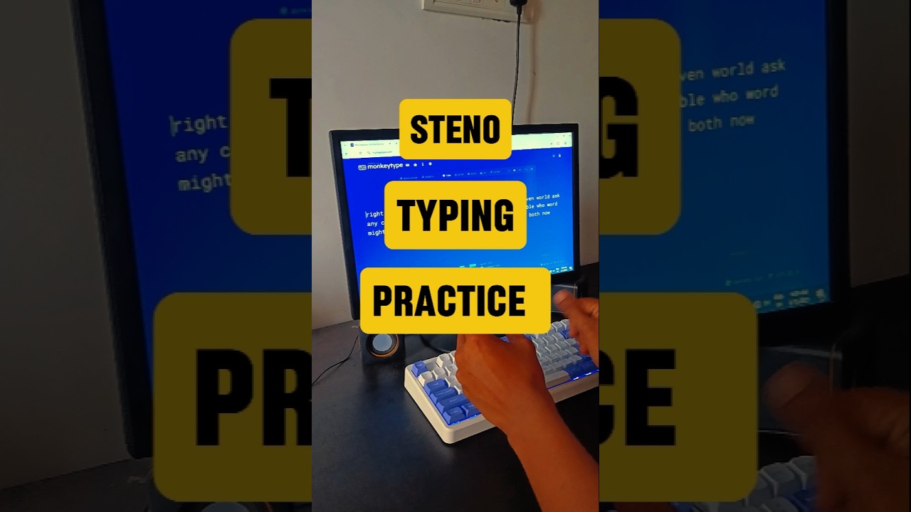 Stenographer Typing Practice | SSC Typing Test Speed🔥
